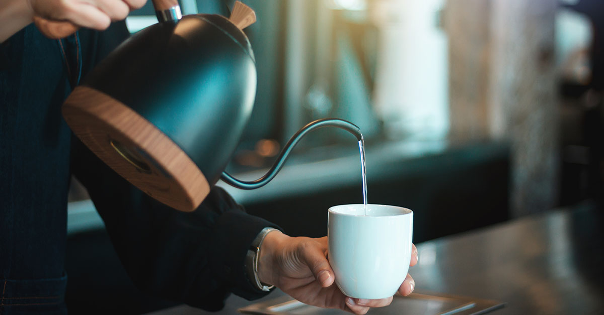 Photo of an AeroPress coffee brew, Dilutions