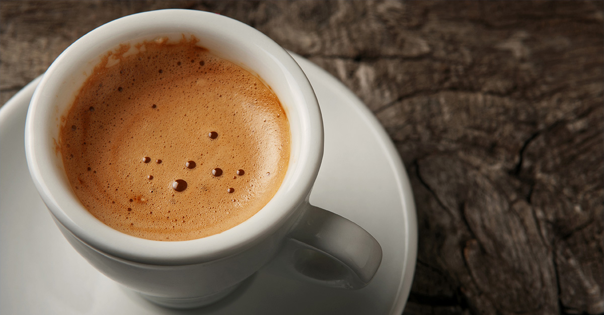 Photo of an AeroPress coffee brew, Espresso-Like