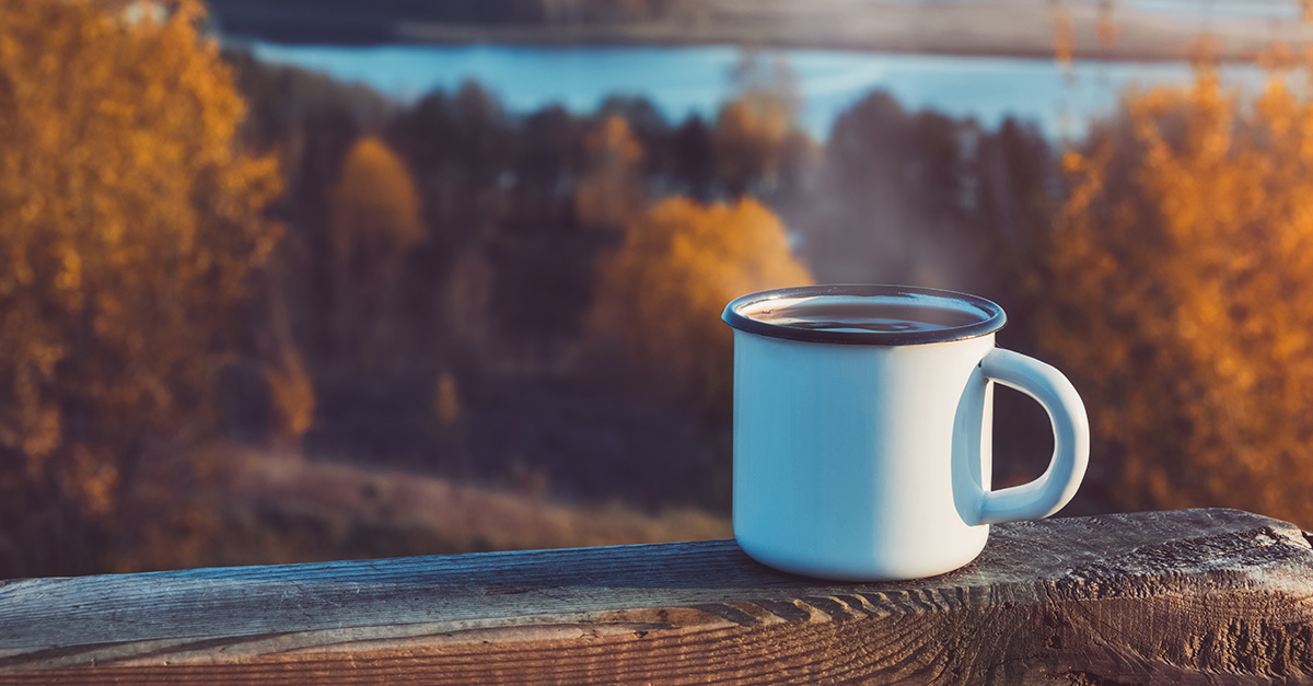 Photo of an AeroPress coffee brew, Regular Cup